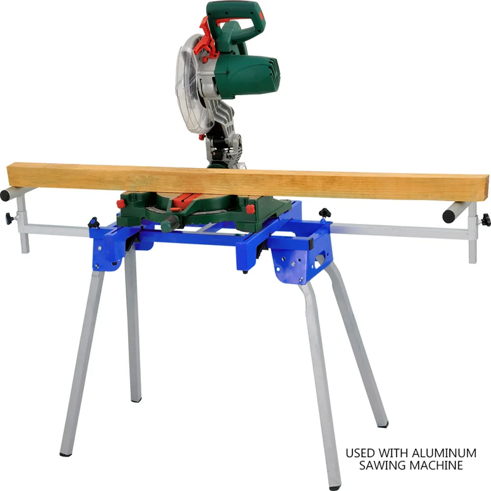 Multi-purpose mobile bracket cutting machine bracket portable miter saw woodworking table aluminum sawing machine table