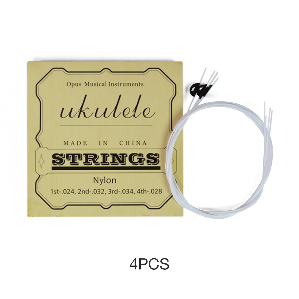 4PCS/Set Ukulele Hawaiian Guitar Strings Nylon Strings Small Four-String Universal For Music Ukulele Guitar Accessories