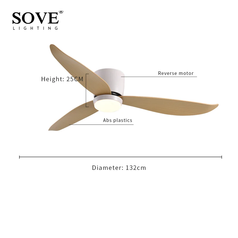 Sove Moderne Led Plafond Fans Met Verlichting Plafondlamp Ventilator Lamp Plafond Ventilator Met Afstandsbediening Decoratieve Bedroomhome 220V