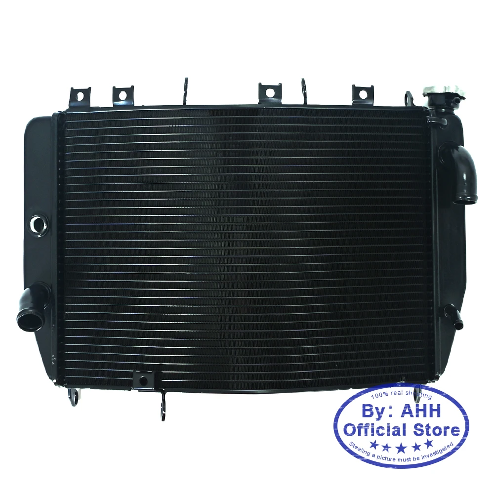 AHH Motorcycle Radiator Cooler Cooling Water Tank for Kawasaki ZX-9R 2000 2001 2002 2003 ZX9R 00 01 02 03 Aluminium ZX900 ZX900F