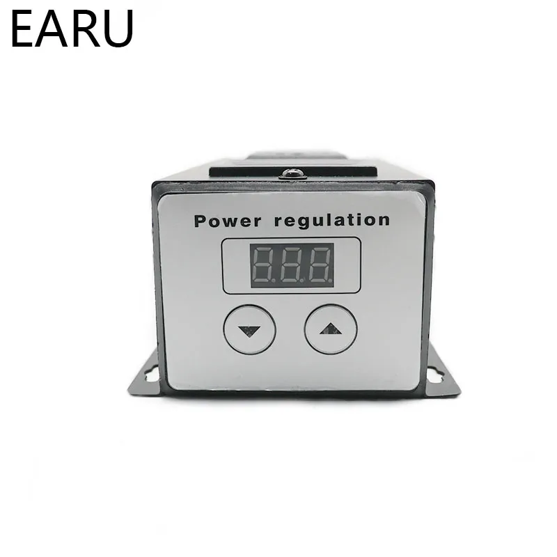 EU Plug AC 0-220V 4000W SCR Electronic Power Voltage Regulator Temperature Fan Motor Speed Controller Dimming Dimmer Thermostat