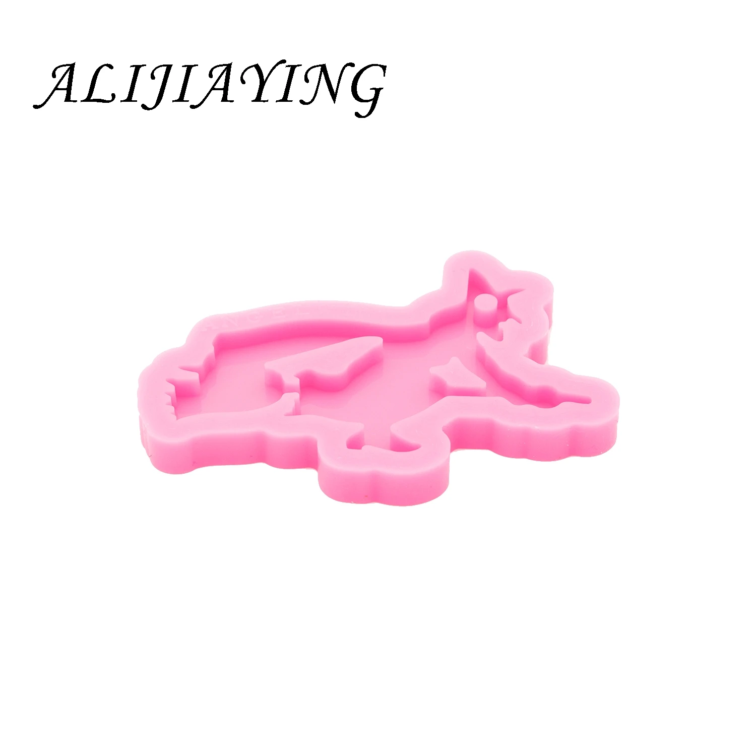 Shine Inside Resin Mold Magic witch Silicone Moulds DIY for Keychain Epoxy Resin Jewellery Making DY0643