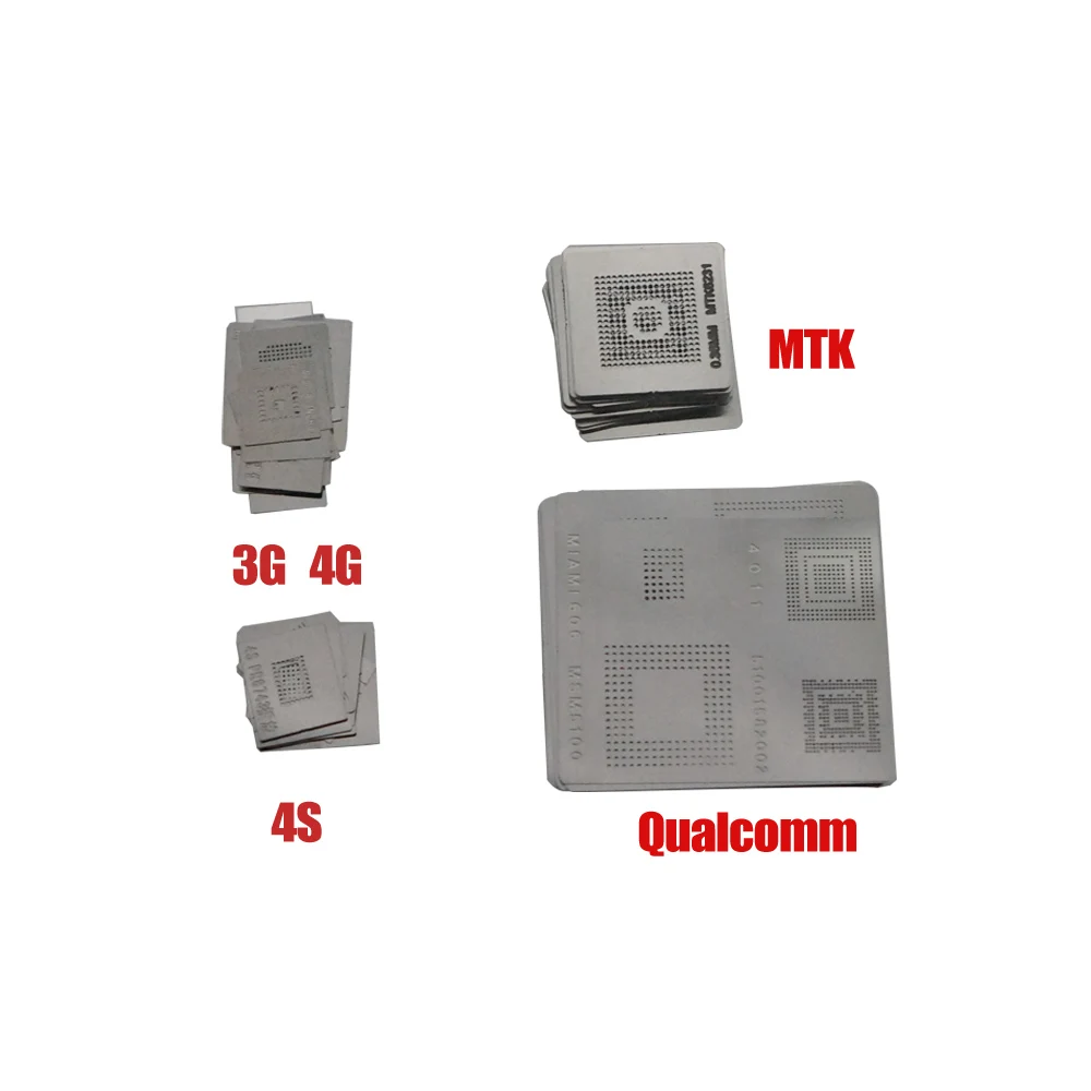 433pcs/lot BGA Reballing Stencil Kit Direct Heat  Stencils Jigs with BGA Holder for  Rework