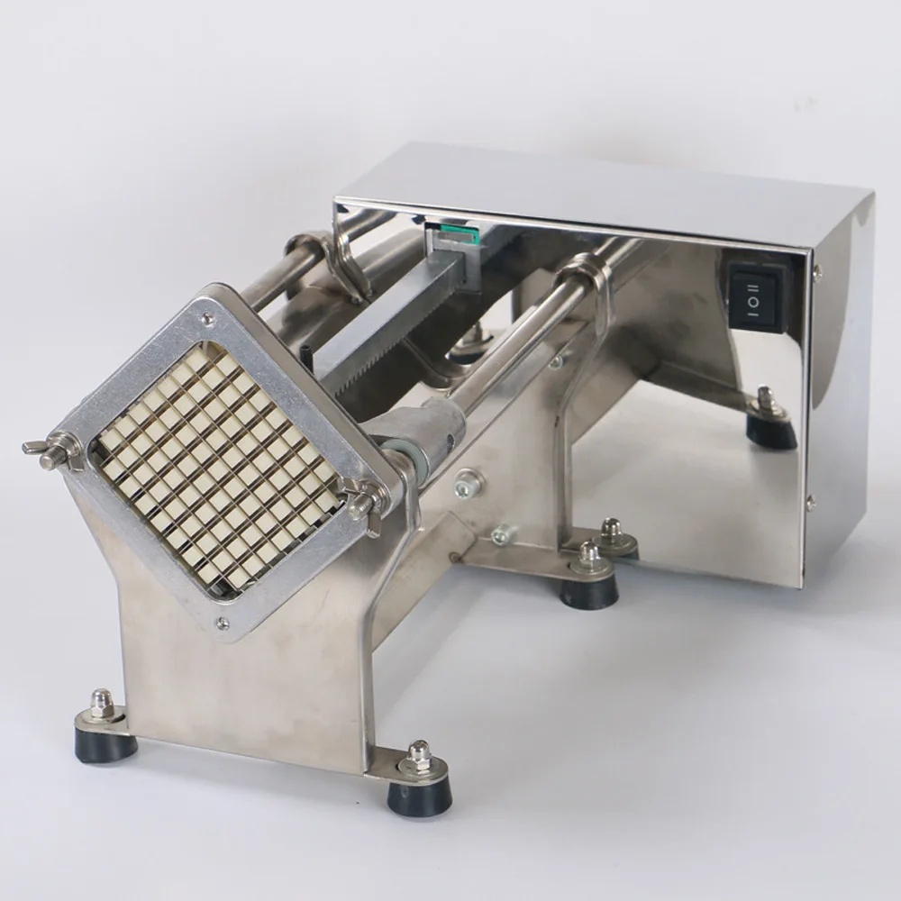 Máquina eléctrica para cortar patatas fritas, cortadora multifuncional de frutas y verduras para el hogar, Comercial
