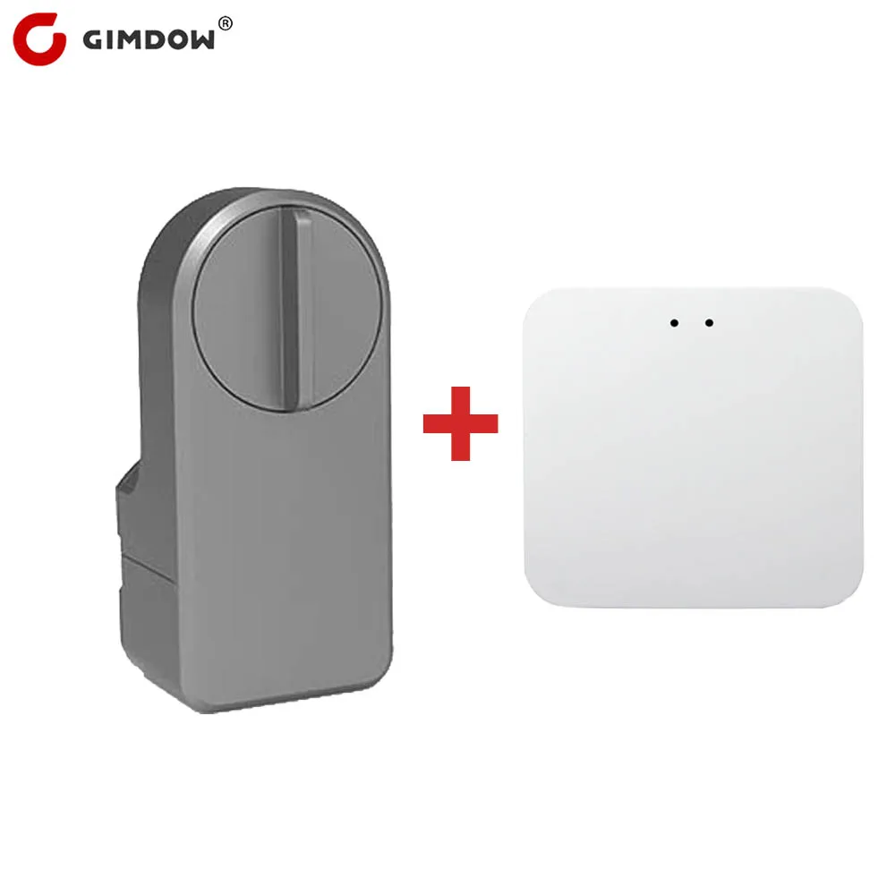 GIMDOW  Bluetooth-compatible Gateway TUYA Smart Door Password Electric Hotel  Apartment For Safe Security Digital Locker