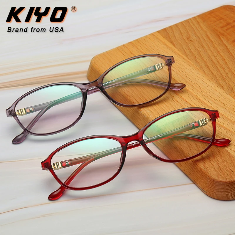 

KIYO Brand 2020 New Women Men Fashion Optical Frame TR90 Eyeglasses Frames Oval Spectacles Glasses High Quality Eyewear 8212