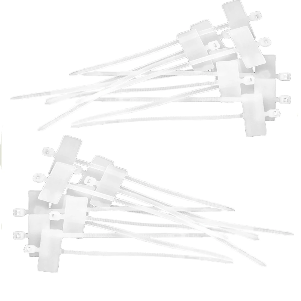 100Pcs Zip Ties Write Wire Power Cable Label Mark Tag Nylon Self-Locking Tie Network Cable Marker Cord Wire Strap Zip