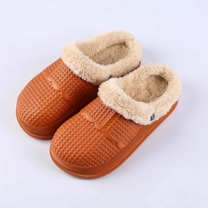 Ltolo Winter Children Kids Girl Mules Warm Clogs Sandals Garden Slippers Baby Shoes For Girls EUR31 32 33 34 35 36