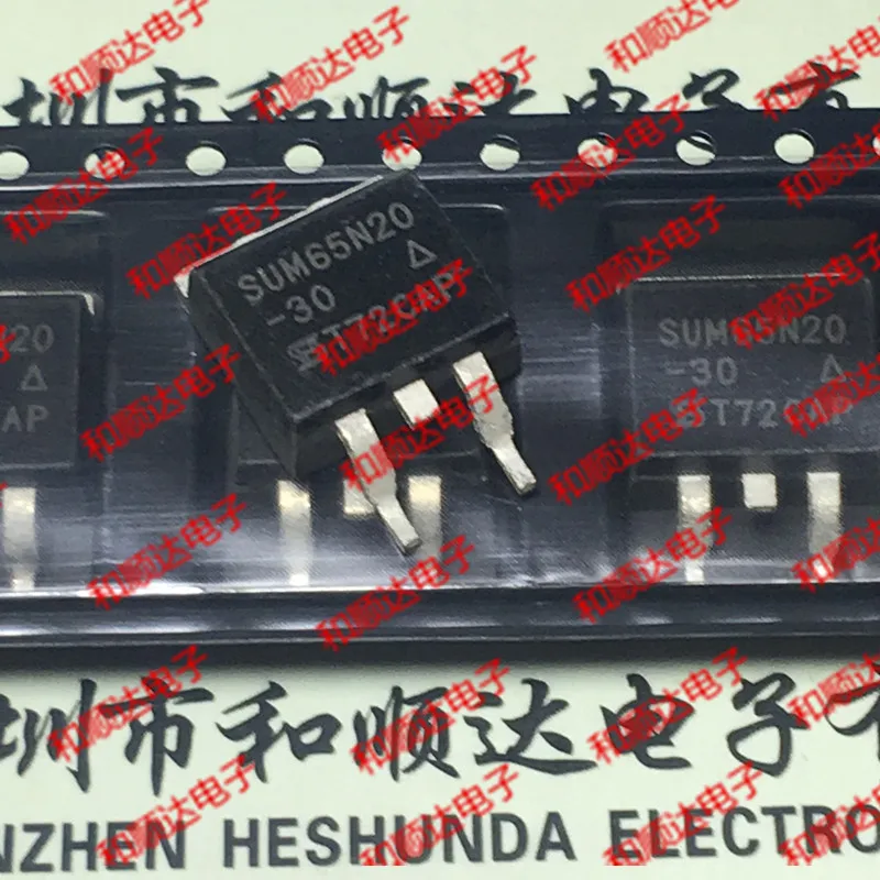 10PCS   SUM65N20-30  TO-263