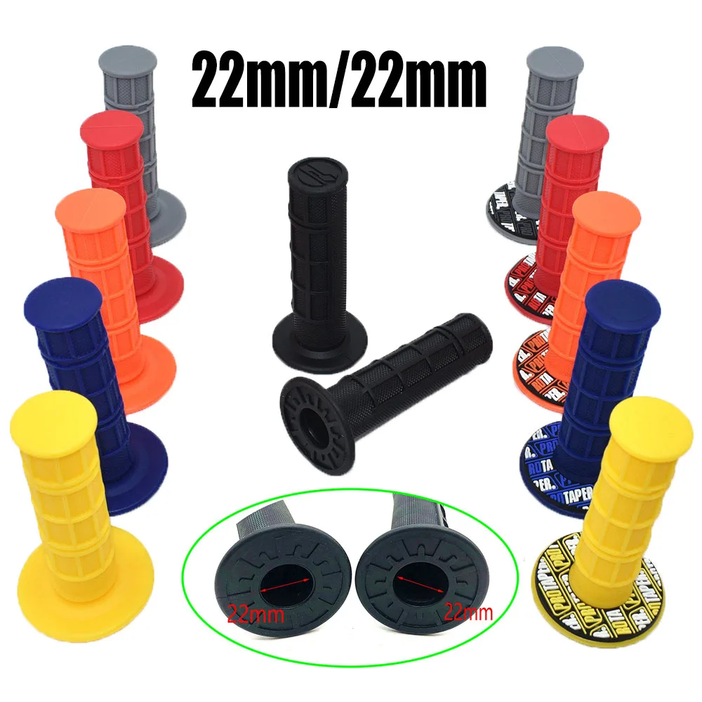 Handle Grip 22mm Grips left and right ATV Motorcycle Dirt Pit Bike Motocross 7/8