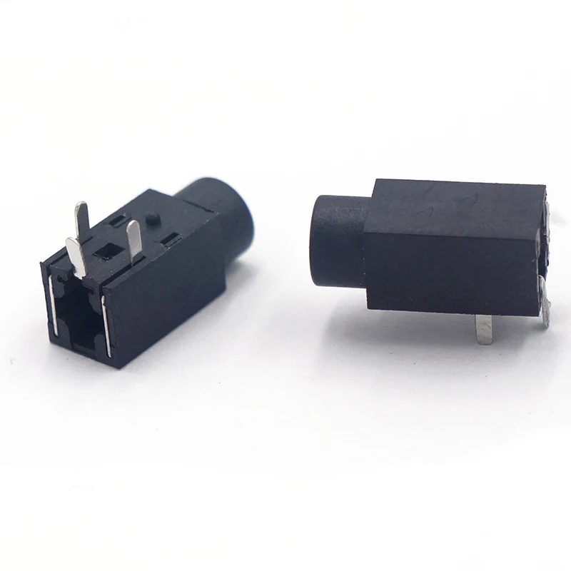 10 pces PJ-211 conector de tomada de energia a fonte de alimentação fêmea conecte jack 3pin pj211