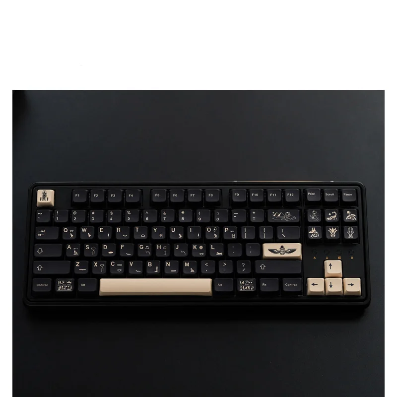 

Mechanical Keyboard Pharaoh Keycaps GMK Keycaps XDA Profile Key Caps 140 keys-set keycap With 2U 1.75U Shift GK61 GK64 980