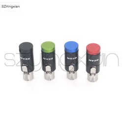Mini XLR 3-Pin Female And TA3M MINI XLR 3-Pin Audio Plug Low-Key XLR Plug Color Red, Blue, Green, Black