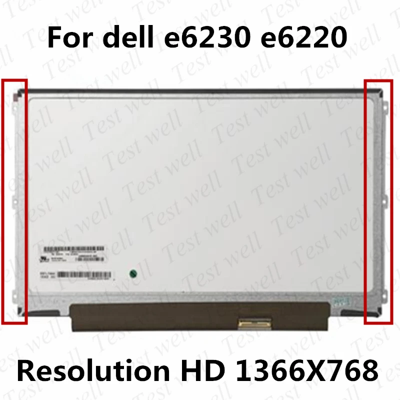 

Original 12.5" For dell e6230 e6220 laptop lcd screen LP125WH2 TLB2 1366*768 40pins B125XW01 V.0 LP125WH2 (TL)(B1) panel matrix