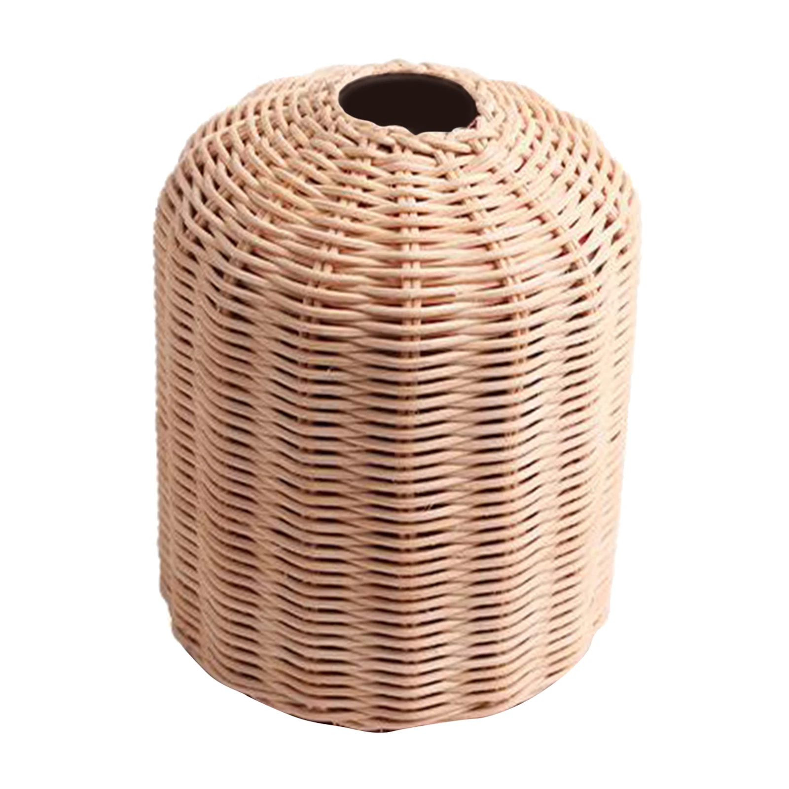 1 Piece Rattan Handmade Protective Cooking Gas Cylinder Cover Outdoor Camping Hiking Canister Storage Case