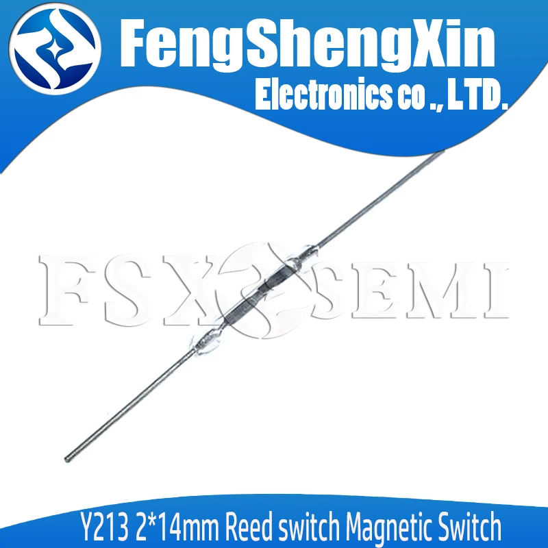 10pcs Y213 N/O Reed switch Magnetic Switch 2 * 14mm Normally Open Magnetic Induction switch For Arduino