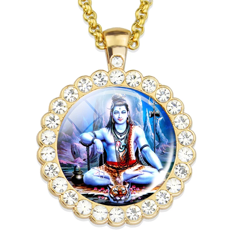 Lord Shiva Necklaces Shiva Nataraja Buddhist Jewelry Hinduism Lakshmi Pendant Amulet Necklace