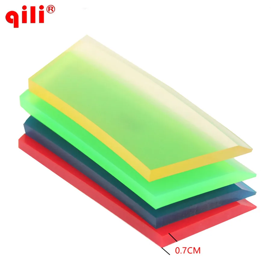 

500pcs/High quality window tint tool Multi-color Tendon rubber Squeegee Blade scraper DHL free