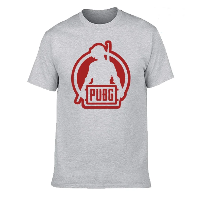 New Summer PUBG Game T Shirt Casual t shirt Men 100% Cotton Short Sleeve O-Neck Plus Size Quality Tops Tees XS-3XL