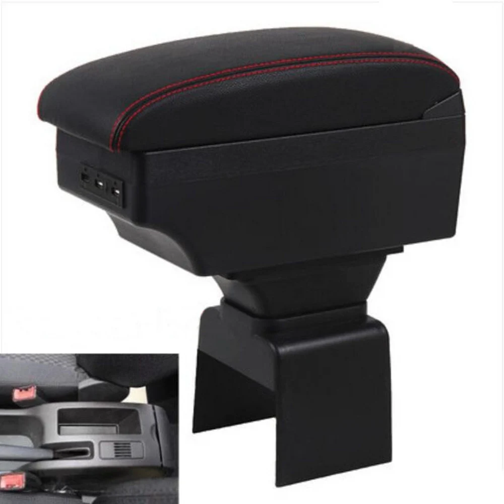 

For Peugeot 307 Armrest box central Store content box with USB interface