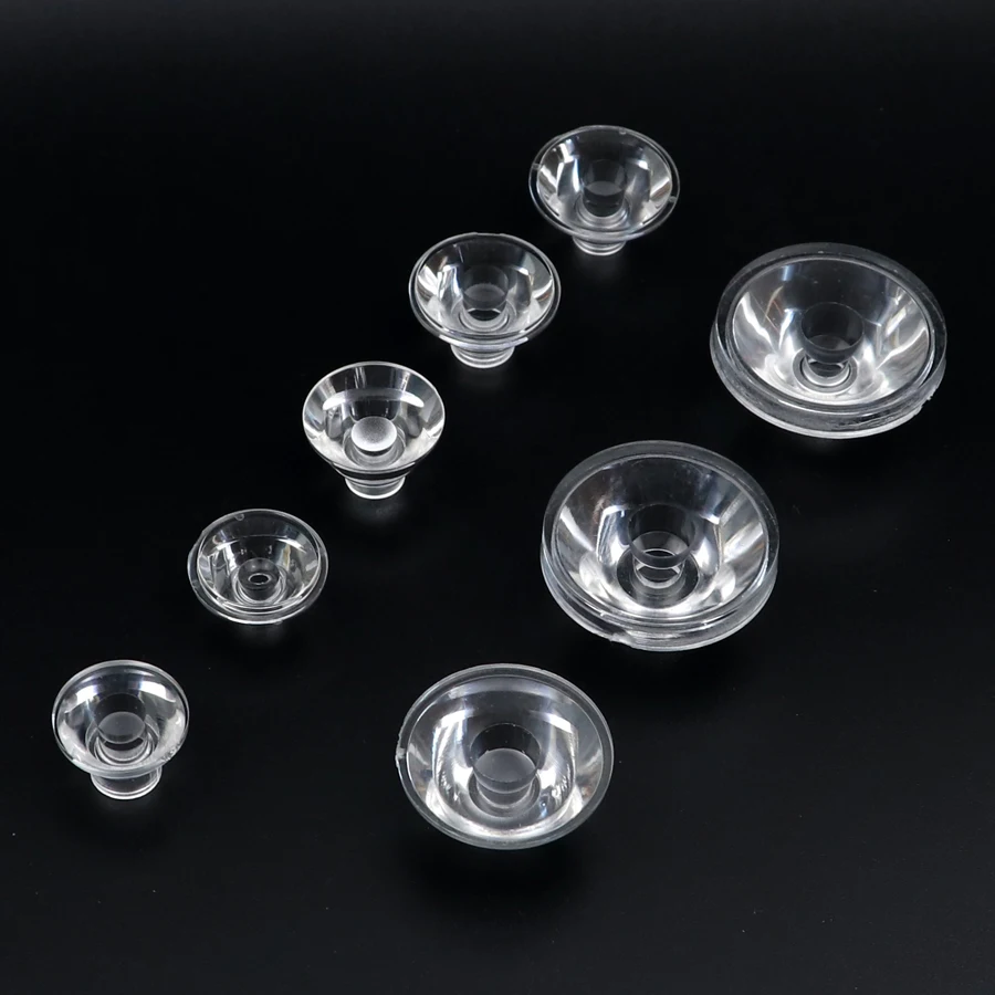 18mm 20mm 21mm 23mm 24mm 29mm 33mm 36mm concave PMMA lens COB LED flashlight condenser Flat convex concave lens