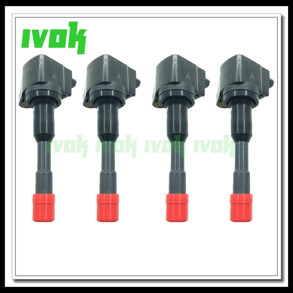 Front and Rear Ignition Coil For Honda CITY Civic 7 8 VII VIII JAZZ FIT 2 3 III 1.2 1.3 1.4 30520-PWA-003 30521-PWA-003