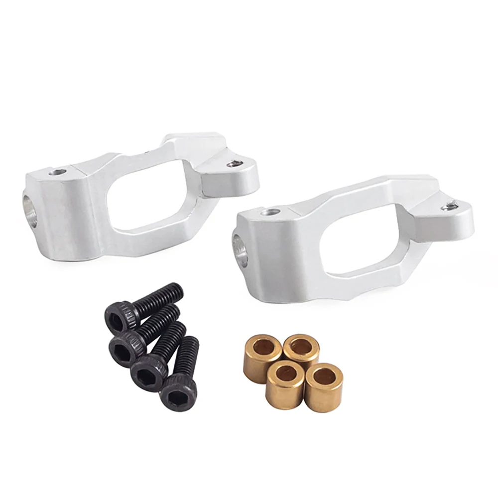 Front C-Hubs Kit Aluminum Alloy RC Car Upgrade Part for 1/18 AXIAL YETI JR AX90052 Accessories