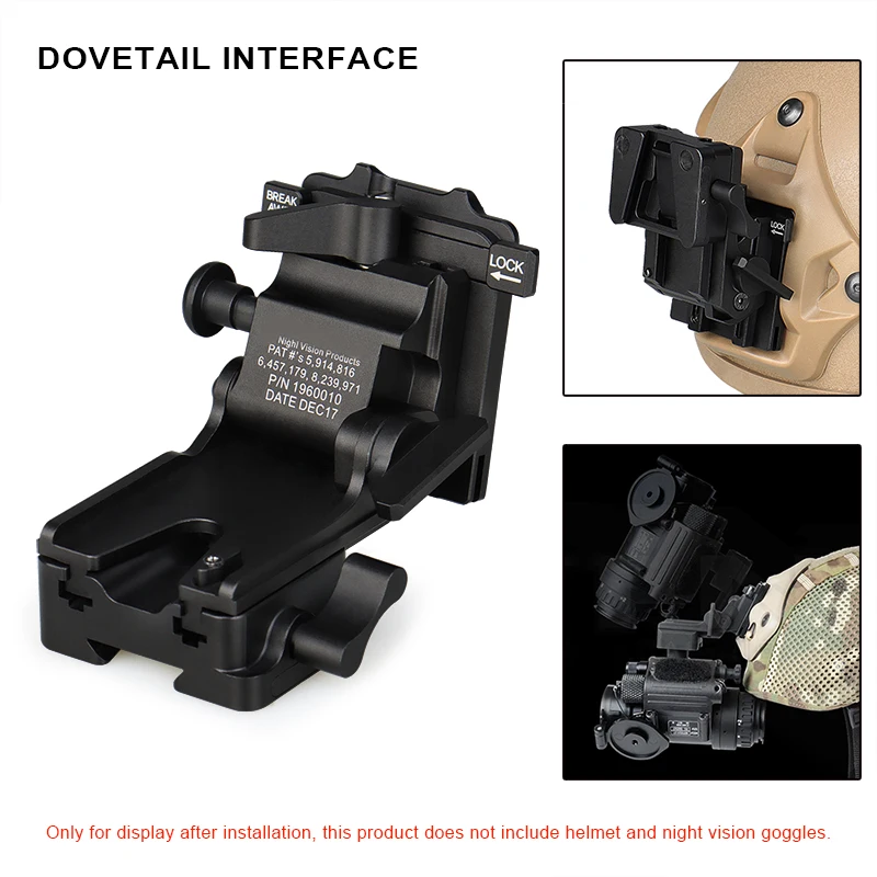 TD-O1 Style Night Vision Mounts For Helmet  Adapters Scope Mounts Helmet  Accessories OS24-0237