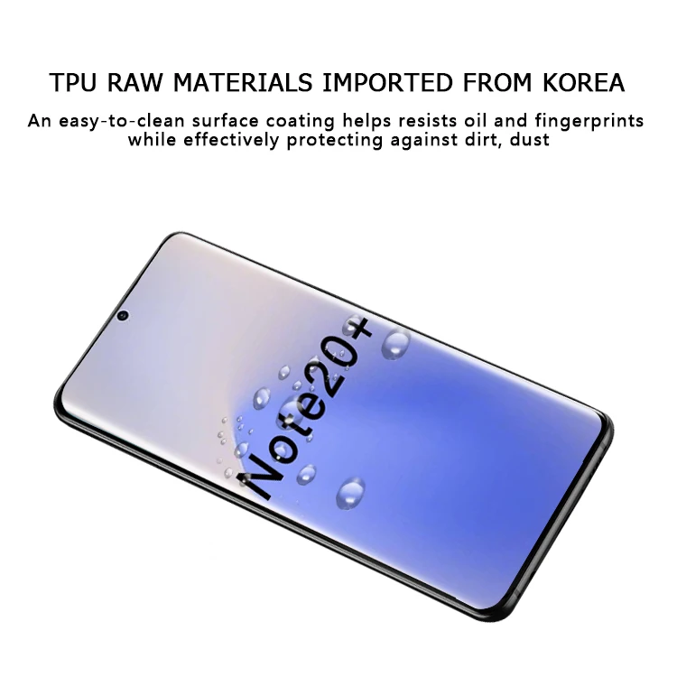 Protector de pantalla 4 en 1, película de hidrogel suave para Samsung Galaxy Note 20 Ultra Note20, película protectora para samsung, no vidrio