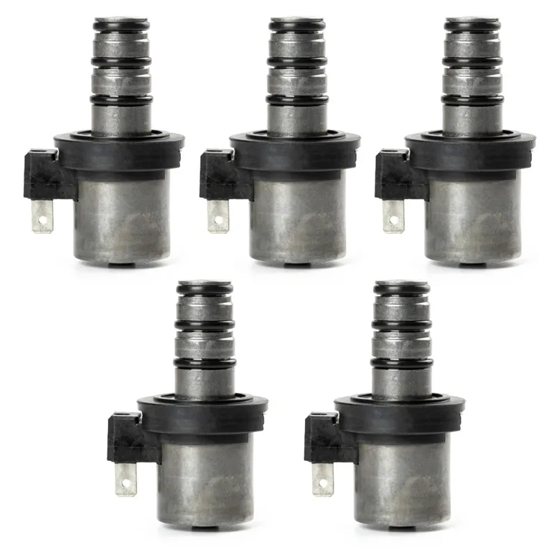 5PCS Transmission Shift Solenoid Kit F4A41 F4A42 F4A51 F5A51 V4A51 R4A41 For Mitsubishi For Hyundai For Kia 99187 46313-39051