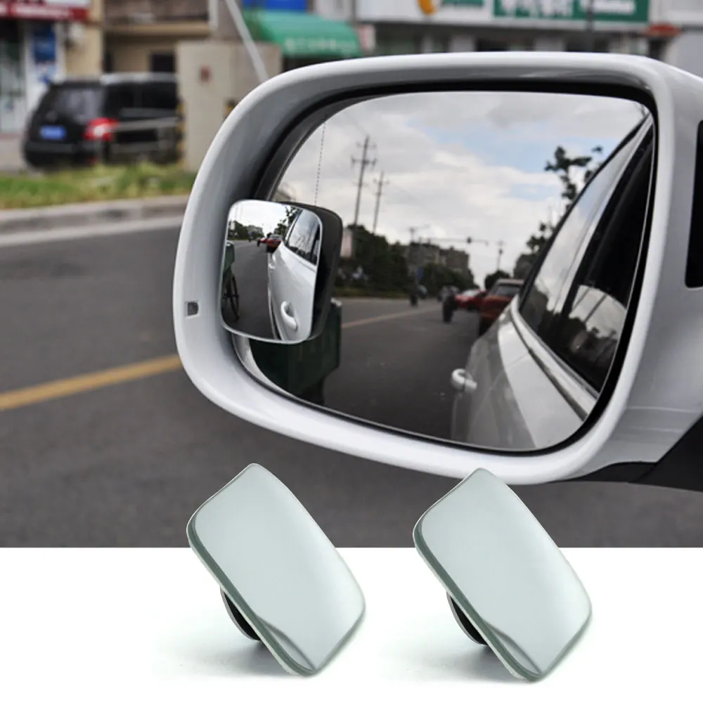 AQTQAQ 1Pair Blind Spot Mirror-Auxiliary Rearview Mirror HD Convex Mirror Suitable for All Universal Vehicles Cars and Drivers