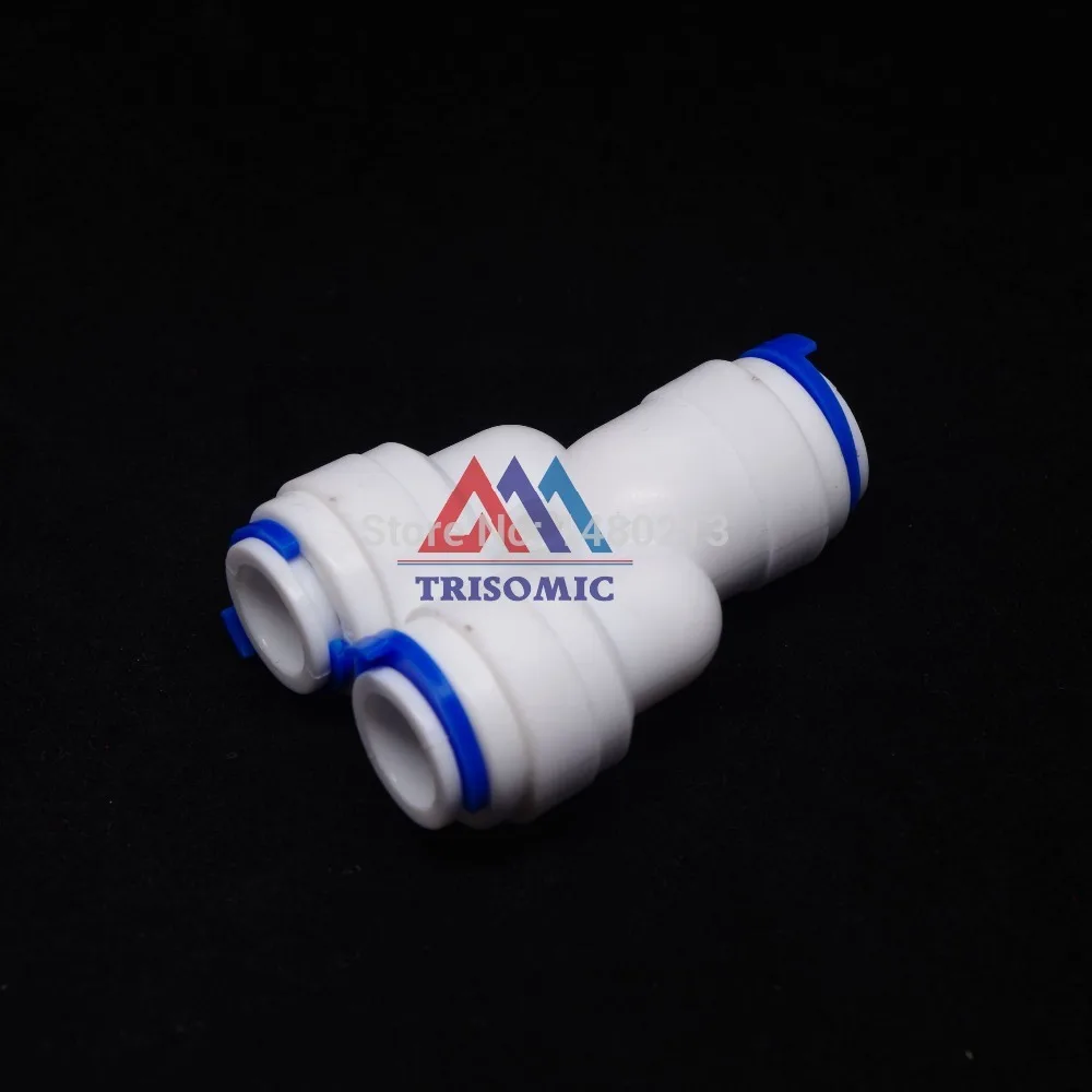 

Fit Tube OD 1/4" 3/8" Pushfit Equal Y Type Quick Connection RO Water Connector Aquarium Water Purifier Filter Reverse Osmosis