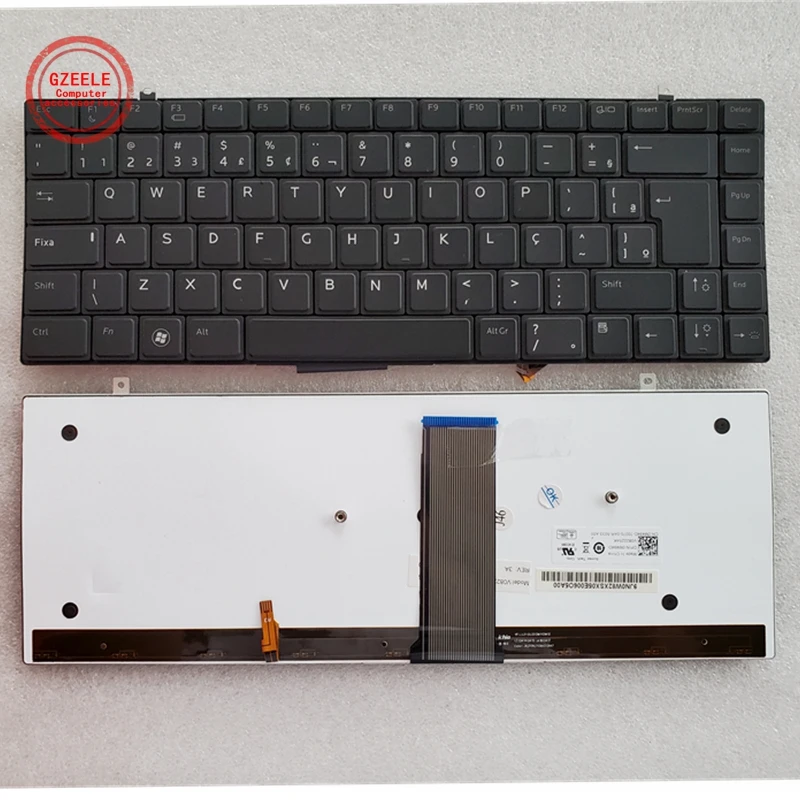 

BR Laptop keyboard for Dell for Studio XPS 13 16 1340 1640 1645 1647 1650 keyboard backlit