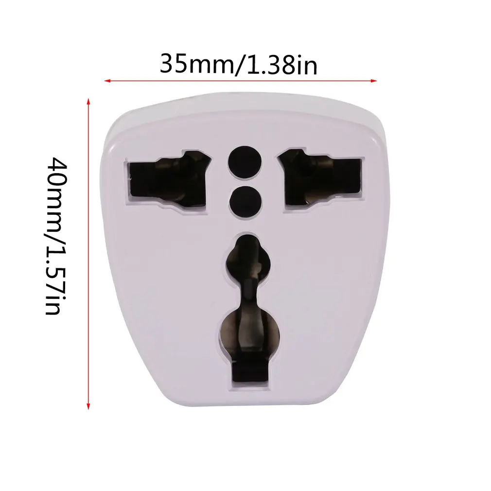 AU UK US to EU AC Power Plug Adapter Adaptor Converter Outlet Home Travel Wall