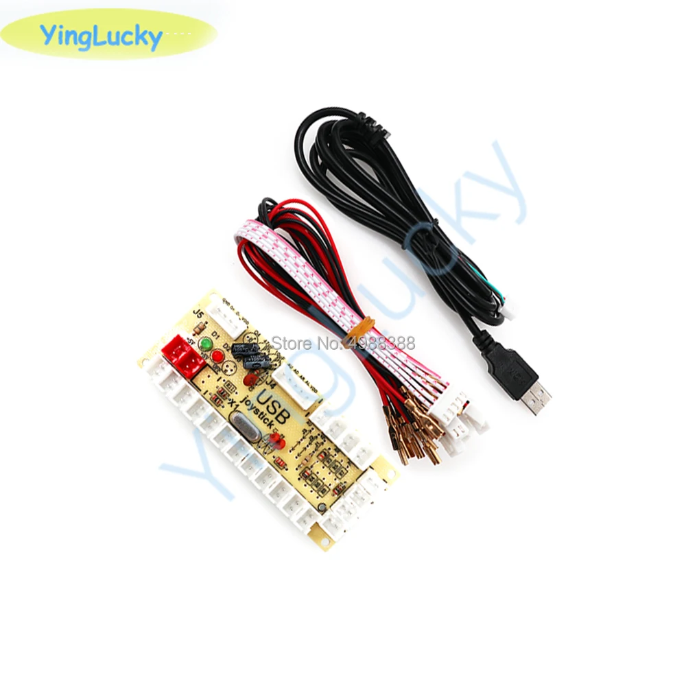 NEW DIY arcade joystick kit 30mm 24mm arcade buttons usb zero delay encoder sanwa joystick for Raspberry Pi MAME pandora box