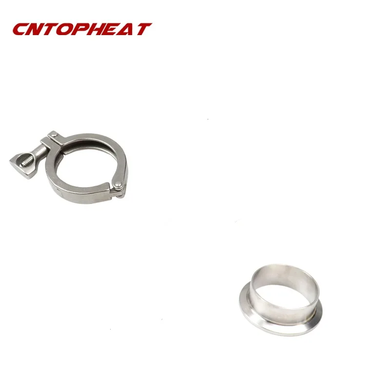 304 الفولاذ المقاوم للصدأ 2 "OD64mmTri المشبك مجموعة عنصر سخان المياه الملحقات