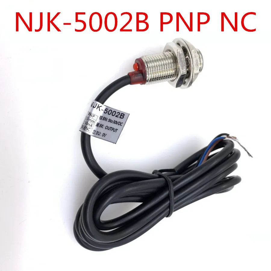 

5PCS NJK-5002C NJK-5002D NJK-5002A NJK-5002B M12 Hall Switch Sensor NPN /PNP NO/NC 3-Wire 6-36VDC With Magnet