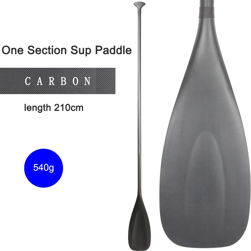 

1 section CARBON paddle oar SUP stand up paddle surf board length 210cm T handle accessory boat