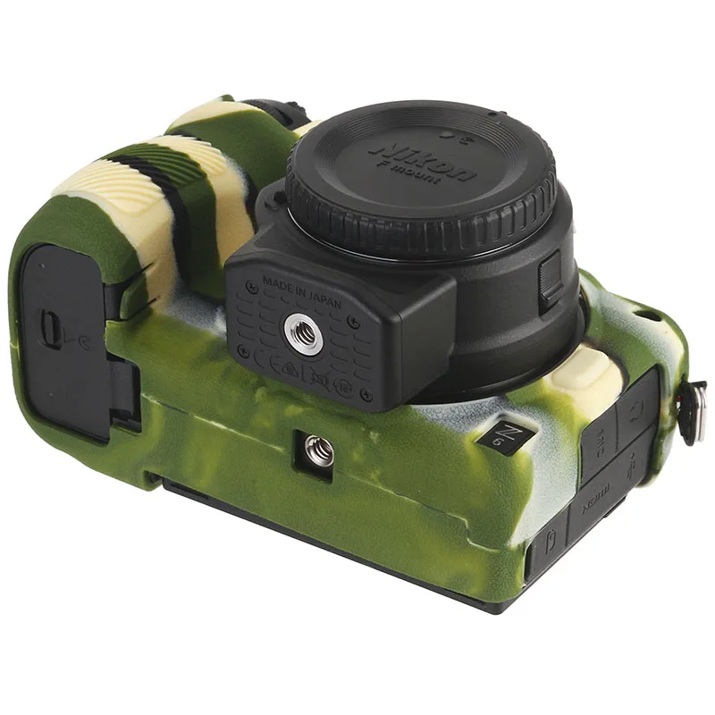 Чехол для камеры Nikon Z7 Z6, силиконовый защитный чехол с высококачественной текстурой личи для Nikon Z7 Z6, защитные чехлы для сумки для камеры