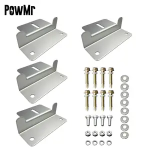 مجموعة PowMr-ZJ0218 Z-type 4Pcs باستخدام قوس تركيب الألواح الشمسية ، طقم رفوف القوارب RV ، سقف خارج الشبكة أفضل 8 مبيعات خارج الشبكة مجموعة الطاقة الشمسية - رقم 3