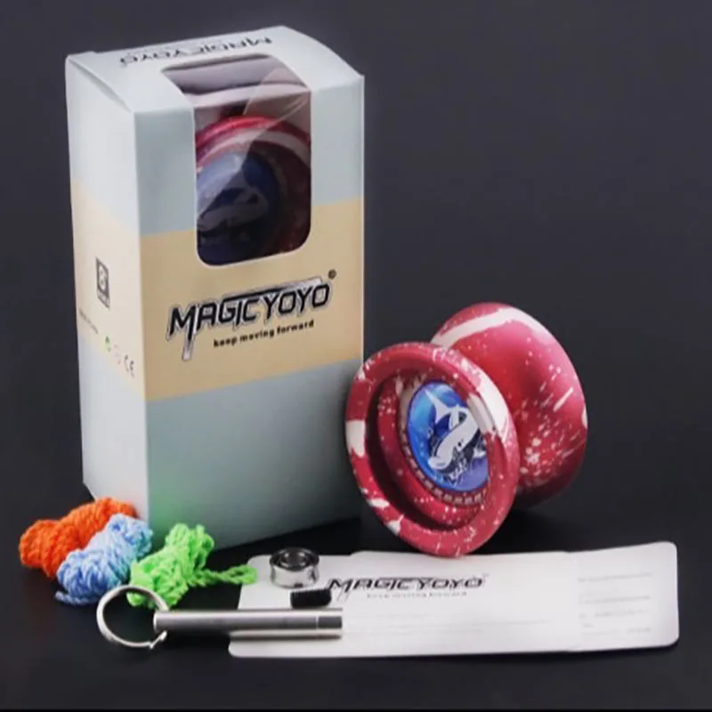 MAGICYOYO T9-Yoyo profesional avanzado para niños, con respuesta juguete de aleación de aluminio, accesorios avanzados gratis