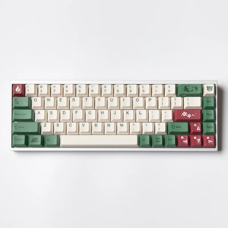 141 Keys GMK Camping Keycaps English/Japanese PBT Dye Sublimation Mechanical Keyboard Keycap Cherry Profile For MX Switch