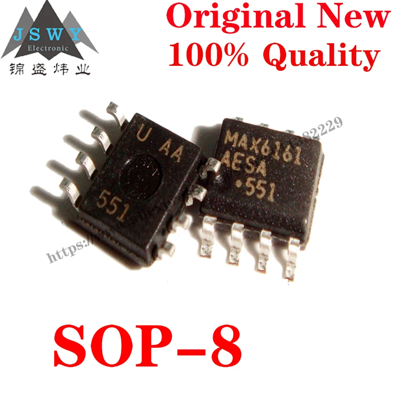 10~100PCS MAX6161AESA SOP8 Semiconductor Power Management Reference Voltage IC Chip with for module arduino Free Shiping MAX6161