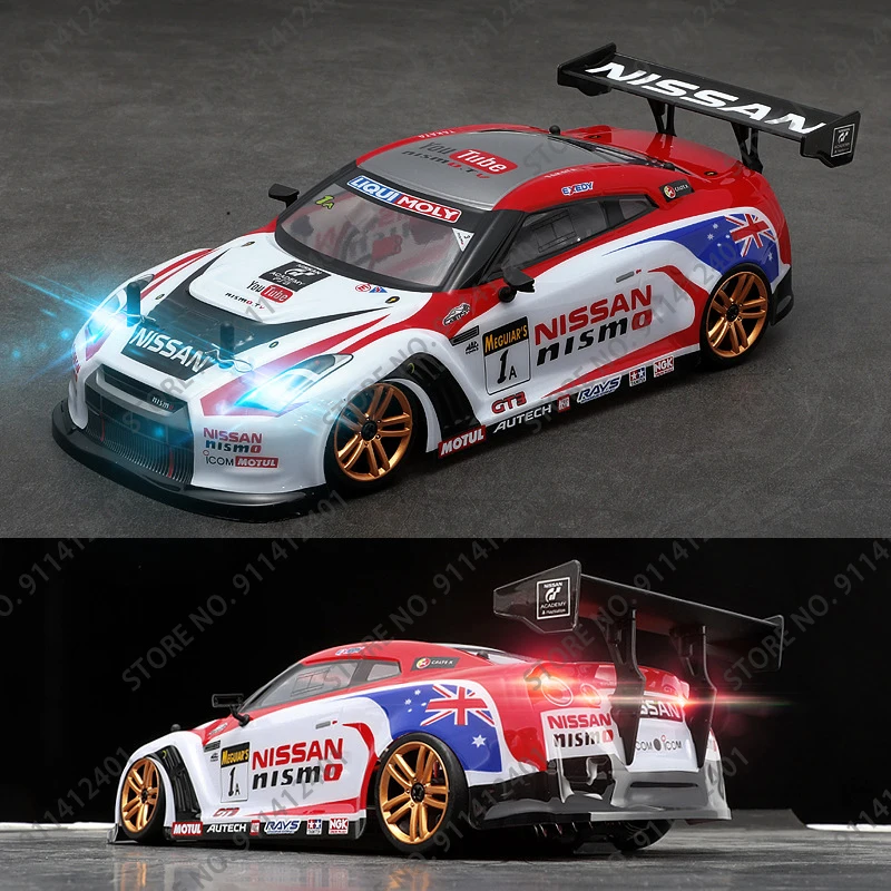 

1:18 RC Drift Remote Control Car 2.4G 4WD High Speed Racing Professional Adult Children's Shock Charging Model Car Gift