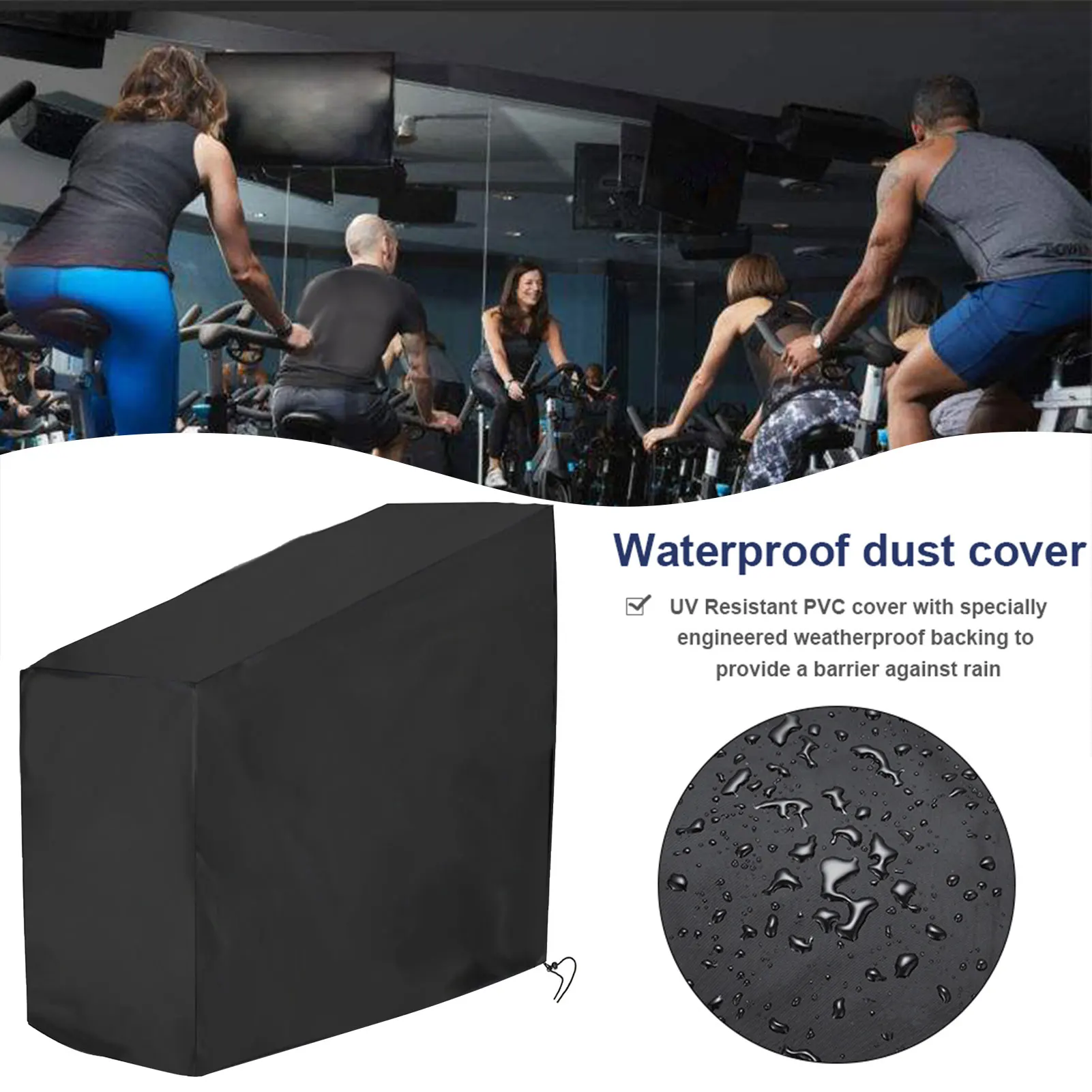 Exercise Stationary Bike Cover For Pelotons Upright Indoor Exercise Bicycle Protective Cover Indoor Cycling Waterproof Cover