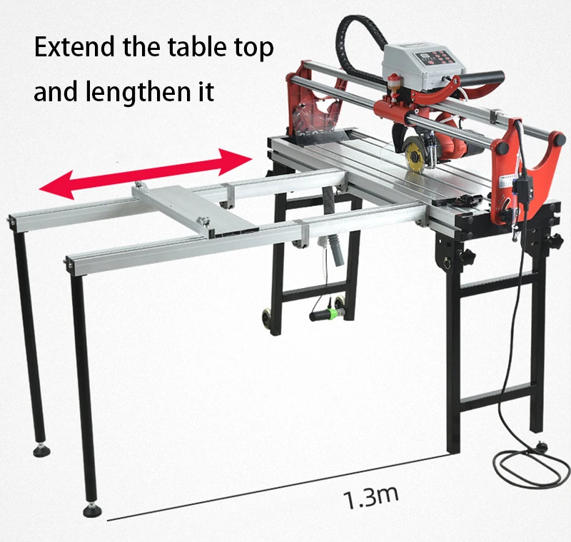 1.2M Full-Automatic Universal Large Electric Table Tile Cutting Machine Multifunctional Dust-free Ceramic Tile Cutter 45 Degree