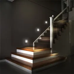 Mini lámpara de luz nocturna con Sensor LED, luz infrarroja PIR, activada por movimiento, para pared, armario, escaleras