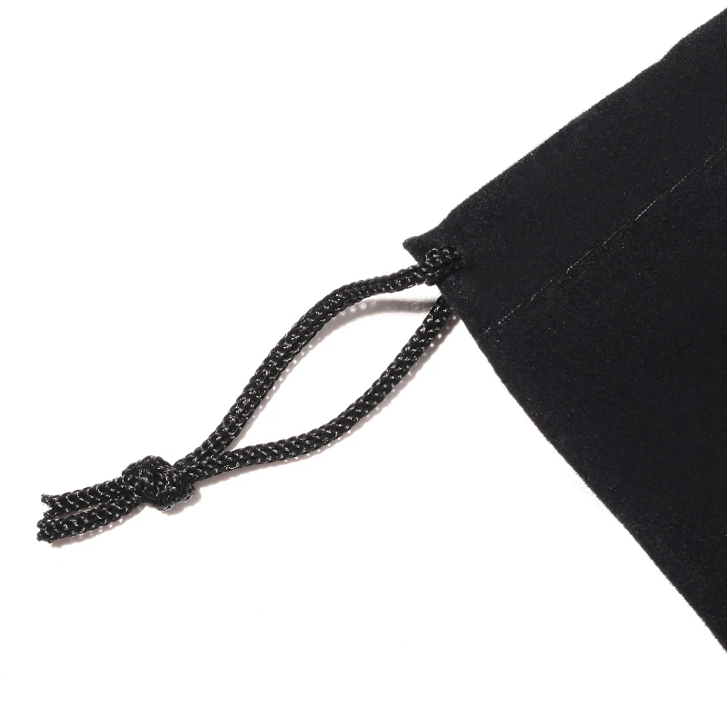 50Pcs / Lot Velvet 3 Sizes Jewelery Gift Bags Brace Strap Pouches Black Red Blue Pink10*12cm 7*9cm 5*7cm B-057-2