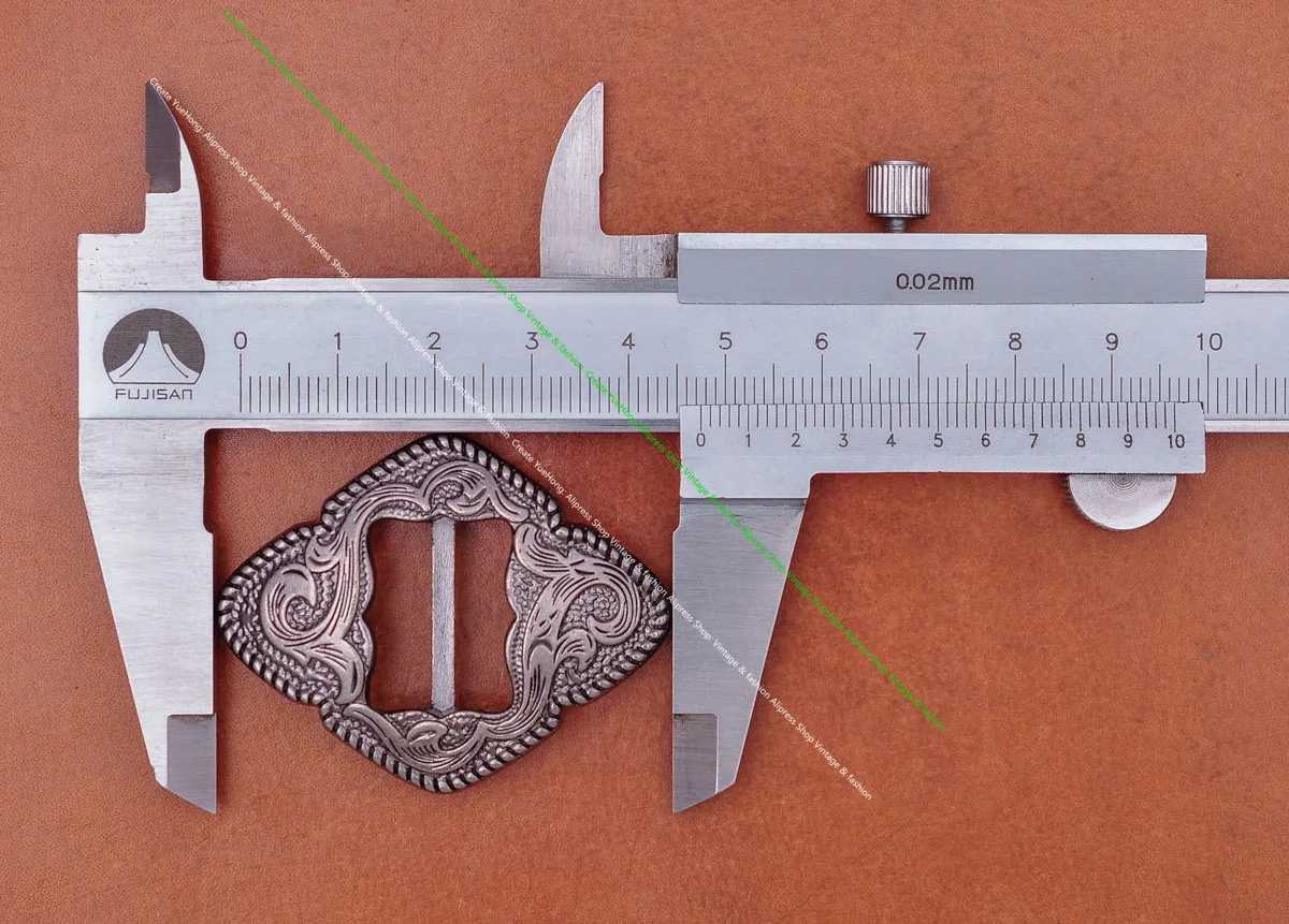 6x antike messing beschichtete Western Rodeo Blume geschnitzt Leder Handwerk Sattel Reiß nägel Halfter geschlitzt Concho Zaumzeug Gürtels chnalle Dekor – Detail 17
