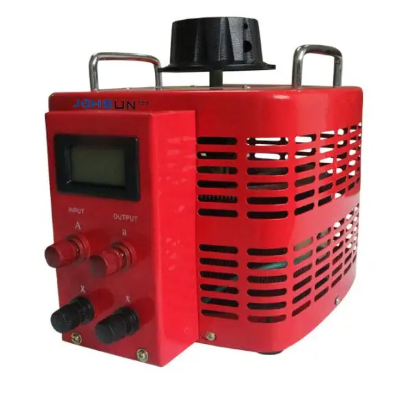 TDGC2 5KVA Single phase manual regulator input 220V digital display power transformer 5000W voltage regulator output 0-250V